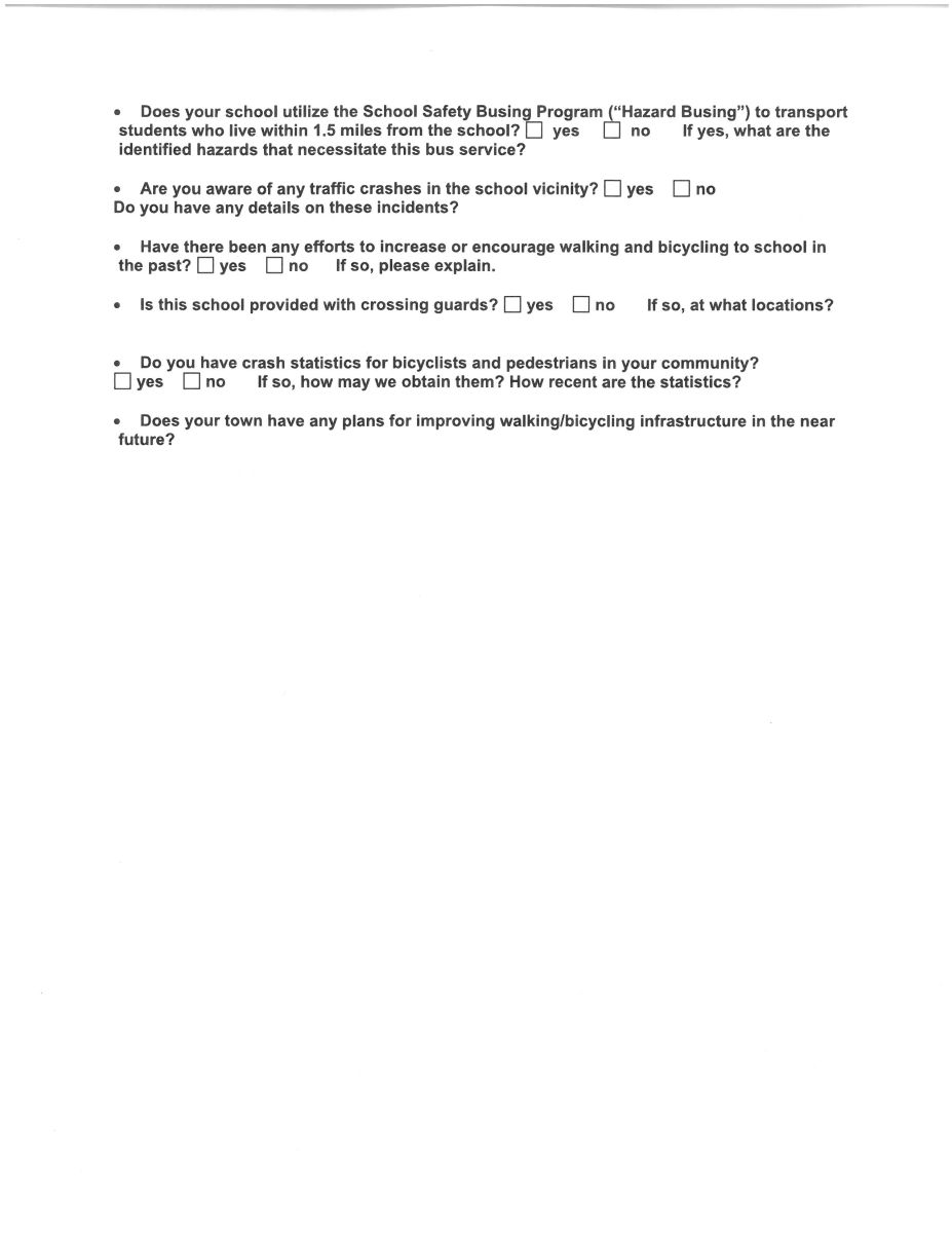 SRTS stakeholder interview 2